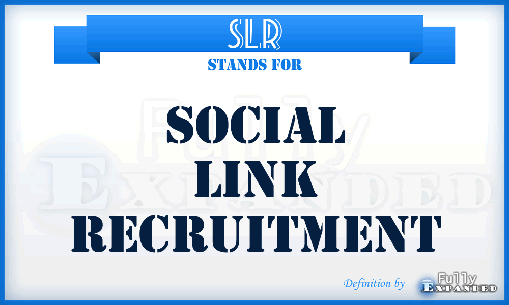 SLR - Social Link Recruitment