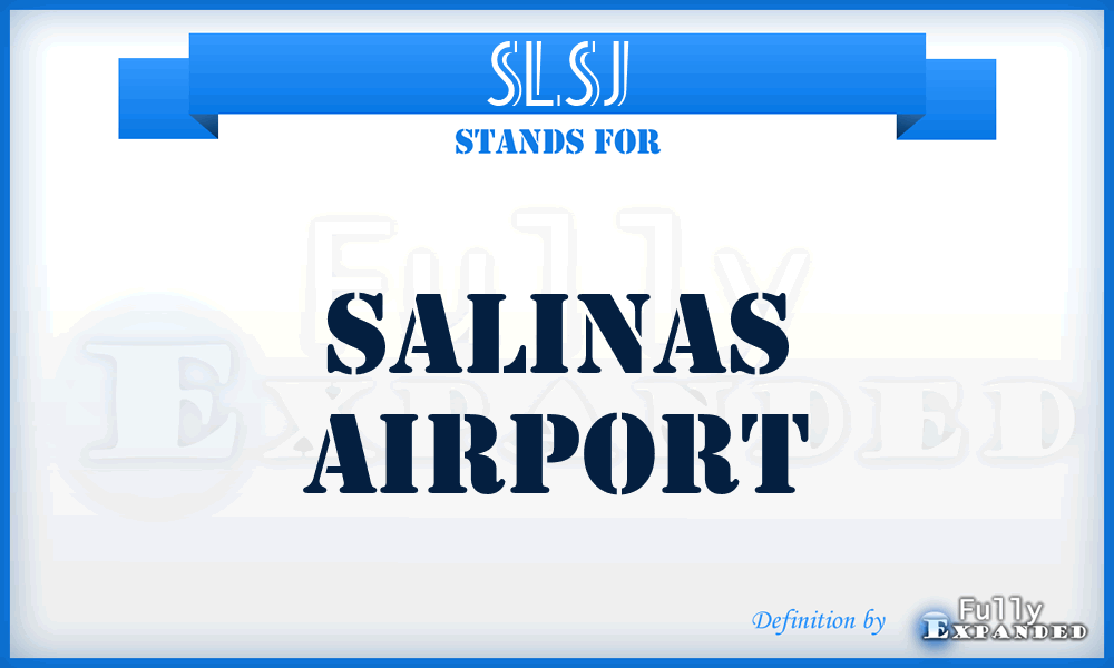 SLSJ - Salinas airport