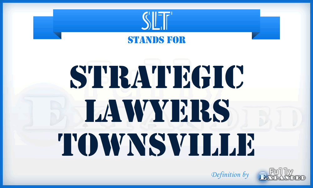 SLT - Strategic Lawyers Townsville
