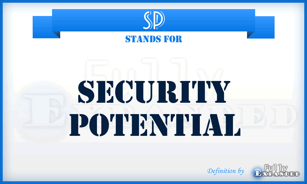 SP - Security Potential