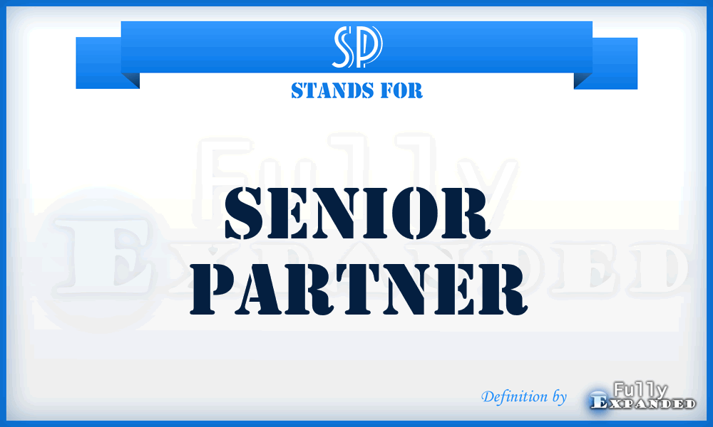 SP - Senior Partner