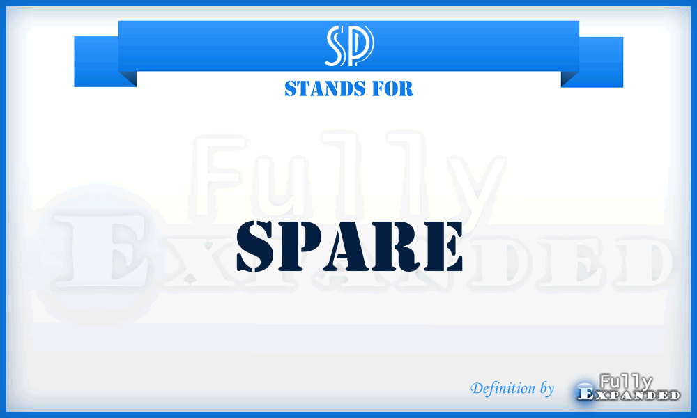 SP - Spare
