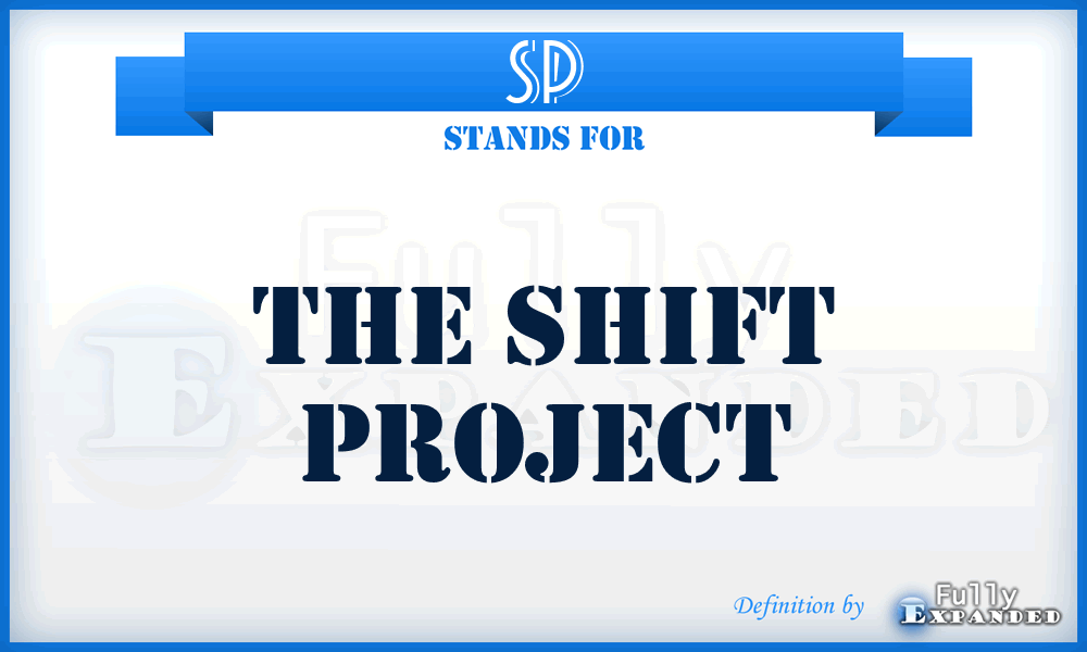 SP - The Shift Project