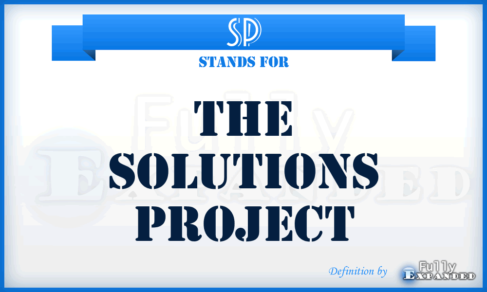 SP - The Solutions Project