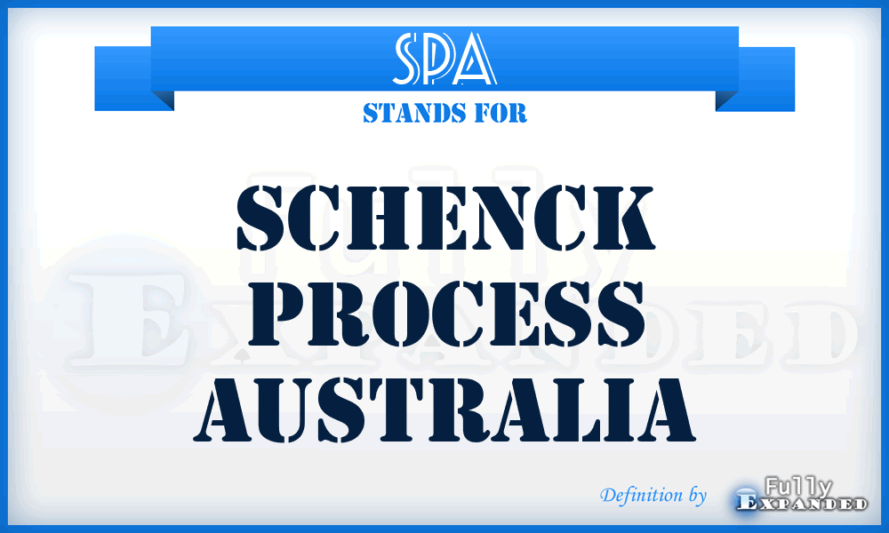 SPA - Schenck Process Australia