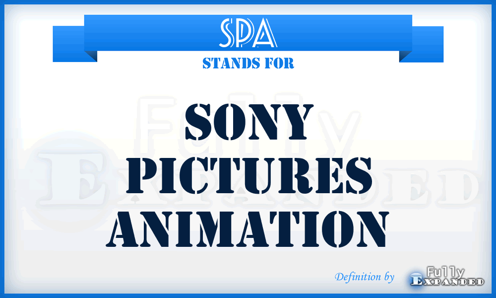 SPA - Sony Pictures Animation