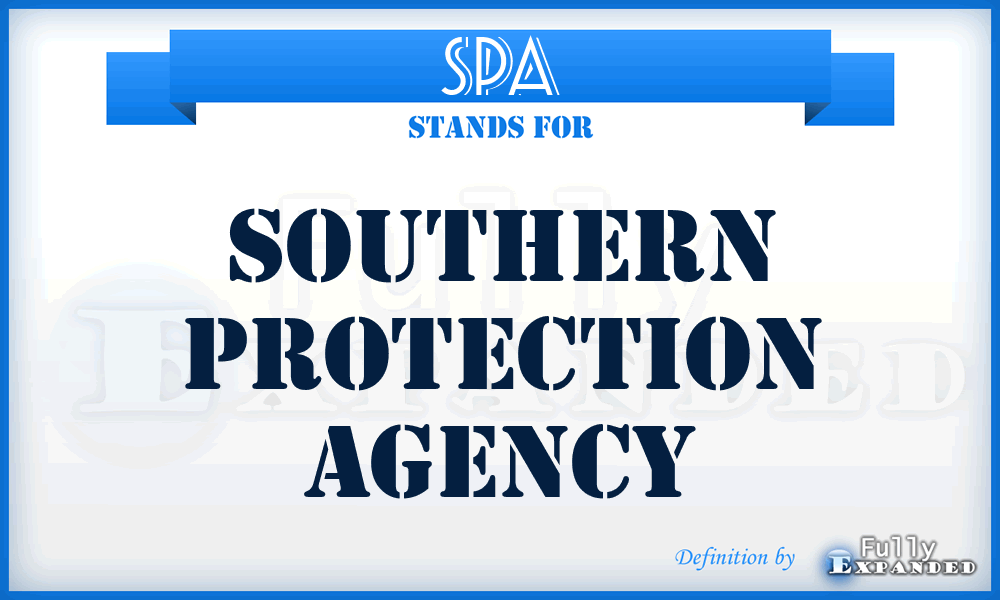 SPA - Southern Protection Agency