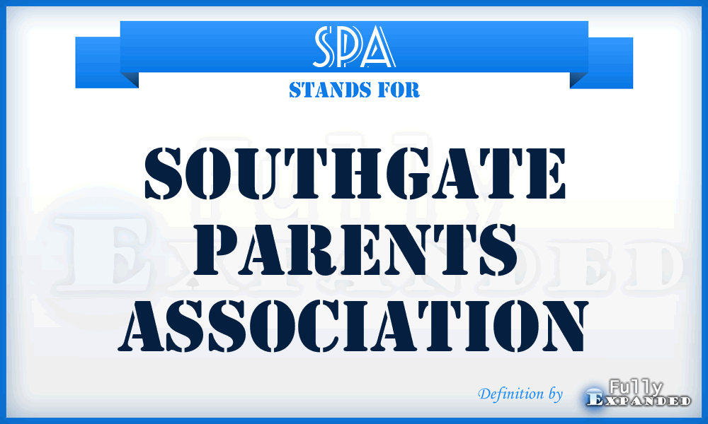 SPA - Southgate Parents Association