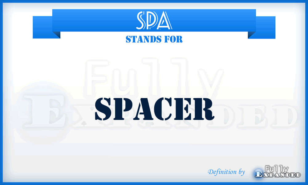 SPA - Spacer