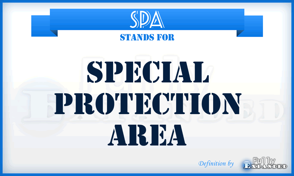 SPA - Special Protection Area