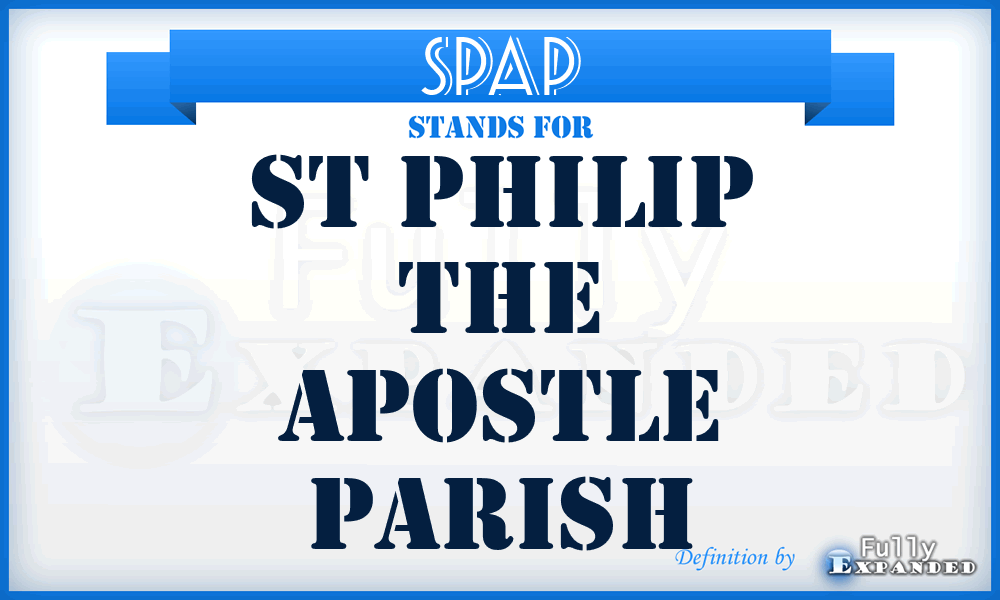 SPAP - St Philip the Apostle Parish