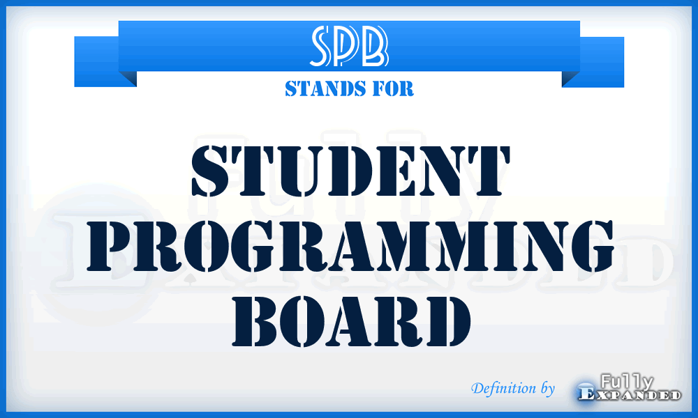 SPB - Student Programming Board