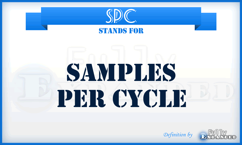 SPC - Samples Per Cycle