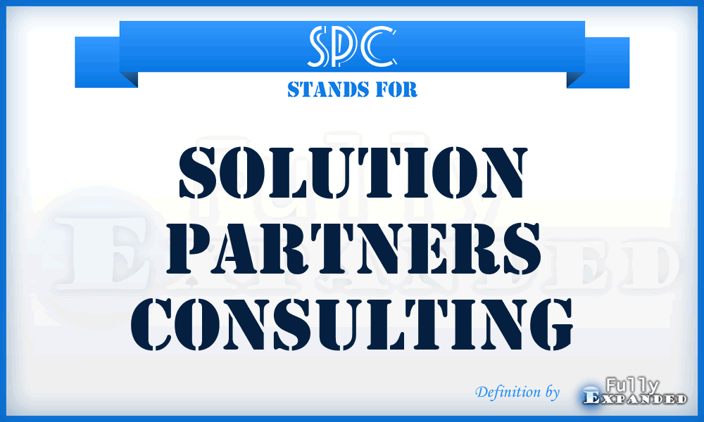 SPC - Solution Partners Consulting