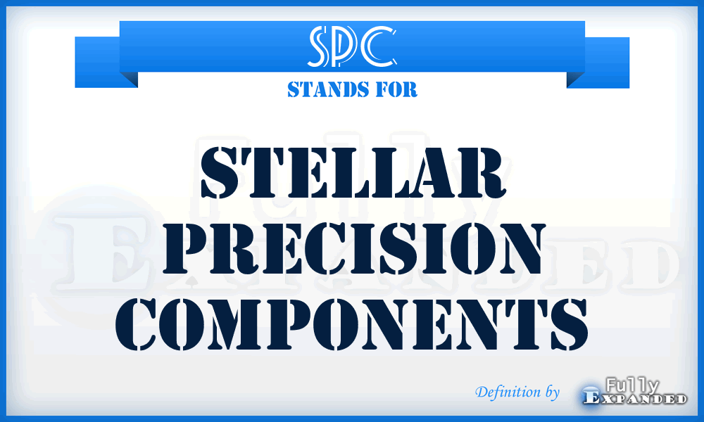 SPC - Stellar Precision Components