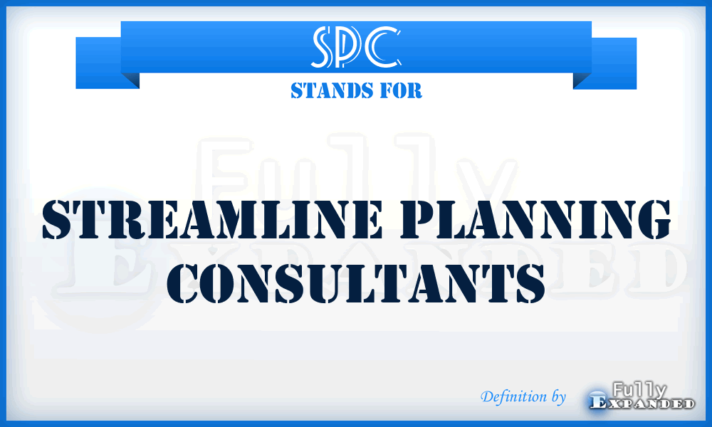 SPC - Streamline Planning Consultants