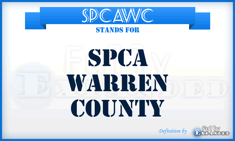 SPCAWC - SPCA Warren County