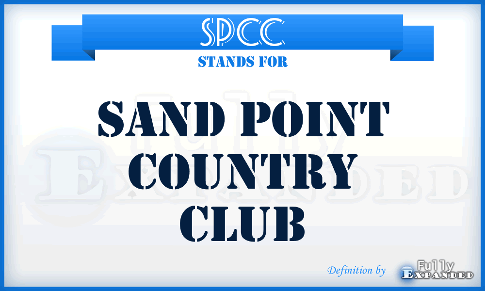 SPCC - Sand Point Country Club