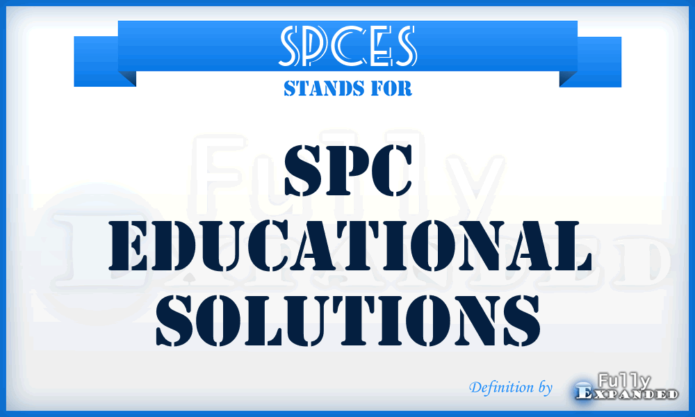 SPCES - SPC Educational Solutions