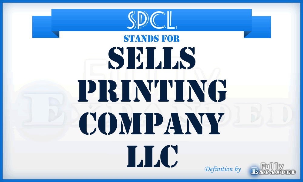 SPCL - Sells Printing Company LLC