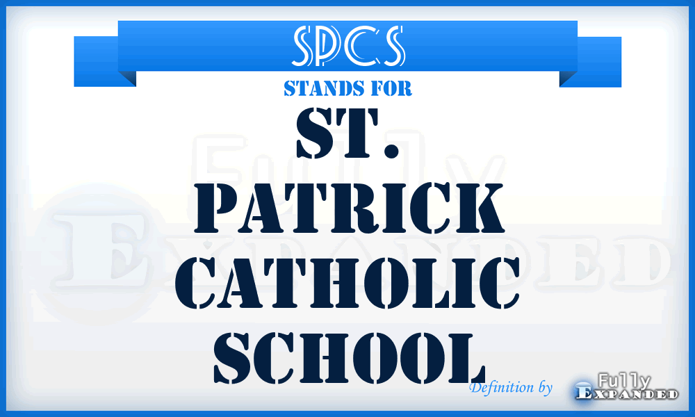 SPCS - St. Patrick Catholic School