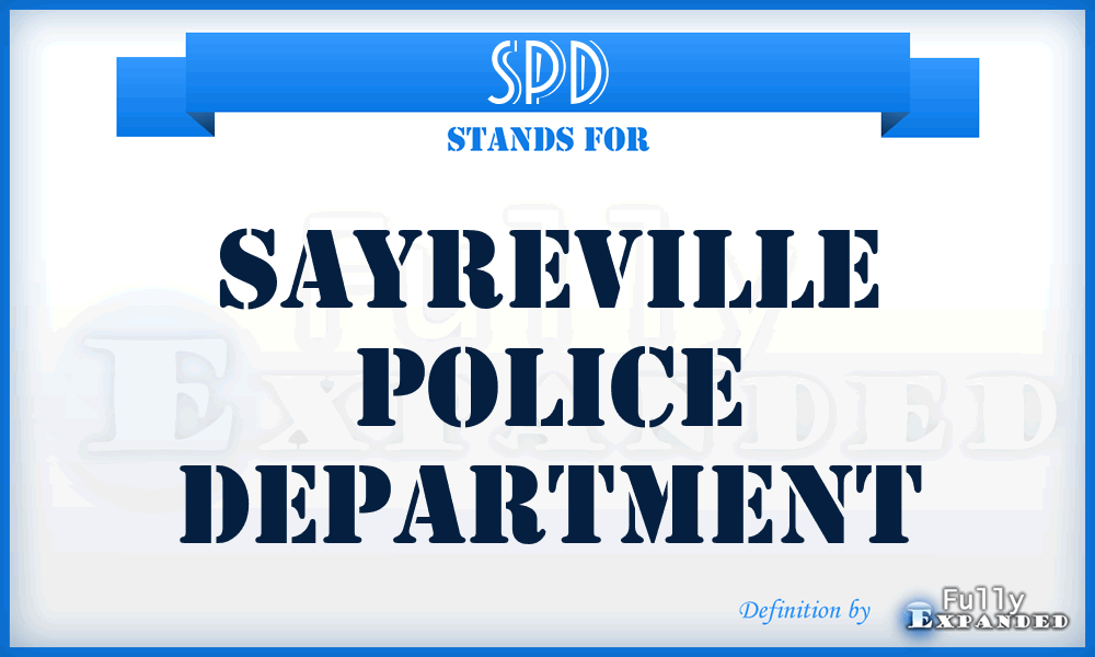 SPD - Sayreville Police Department