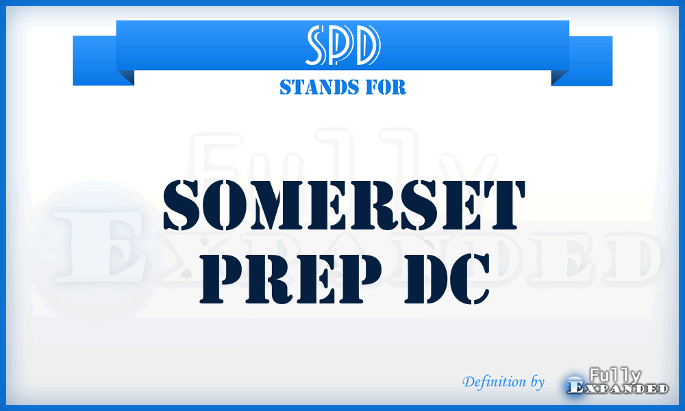 SPD - Somerset Prep Dc