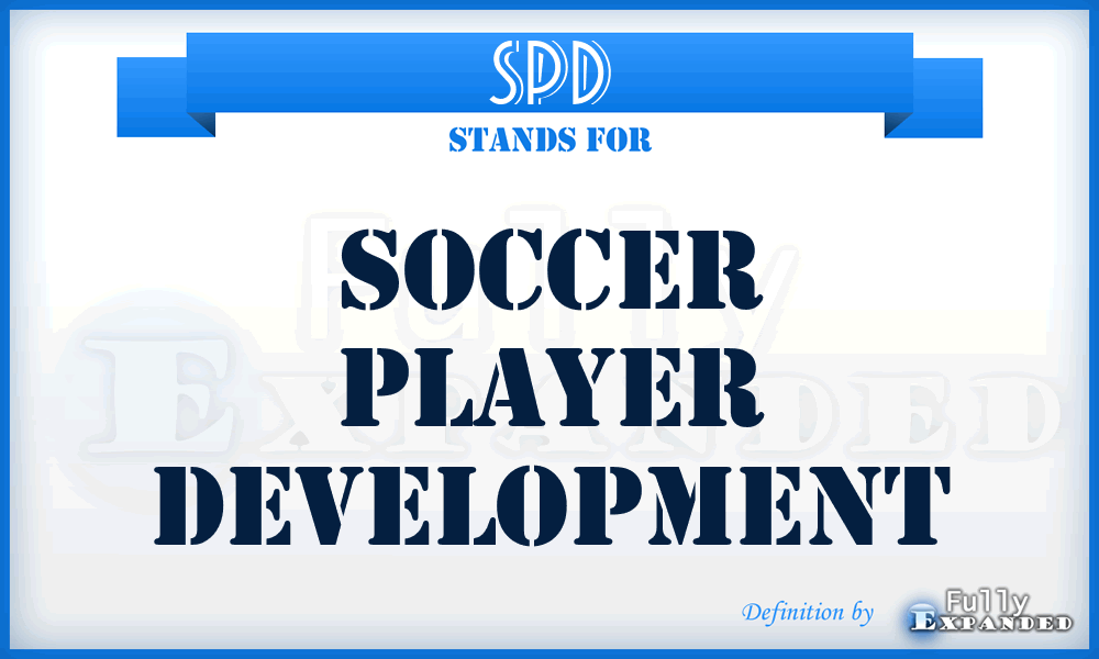 SPD - Soccer Player Development
