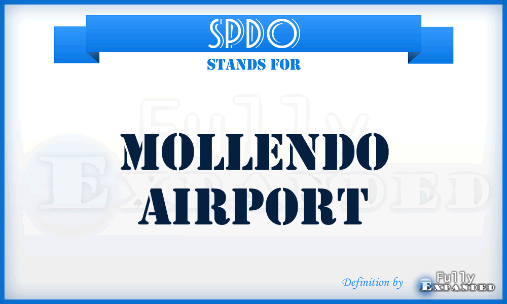 SPDO - Mollendo airport
