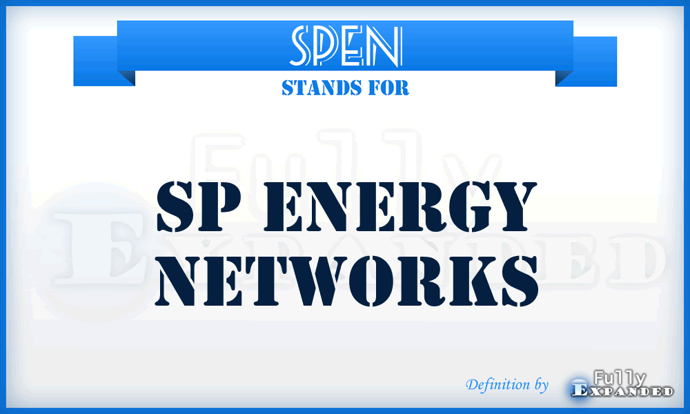 SPEN - SP Energy Networks