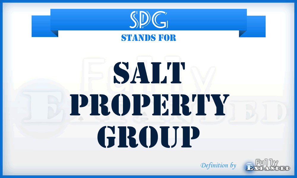 SPG - Salt Property Group