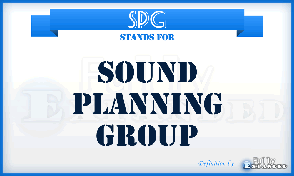 SPG - Sound Planning Group