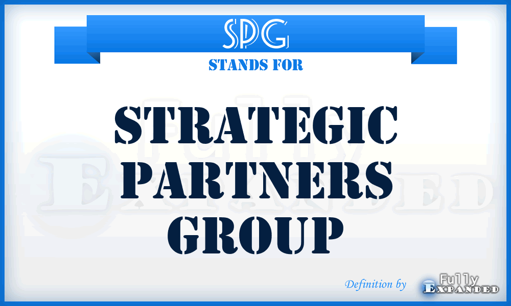 SPG - Strategic Partners Group