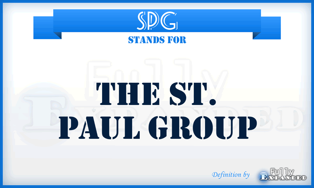 SPG - The St. Paul Group