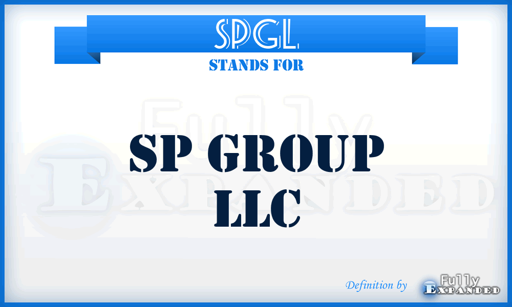 SPGL - SP Group LLC