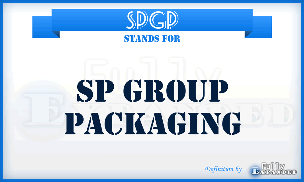 SPGP - SP Group Packaging