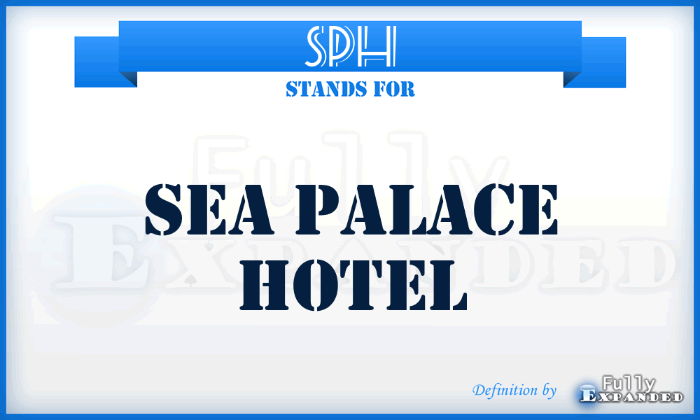 SPH - Sea Palace Hotel