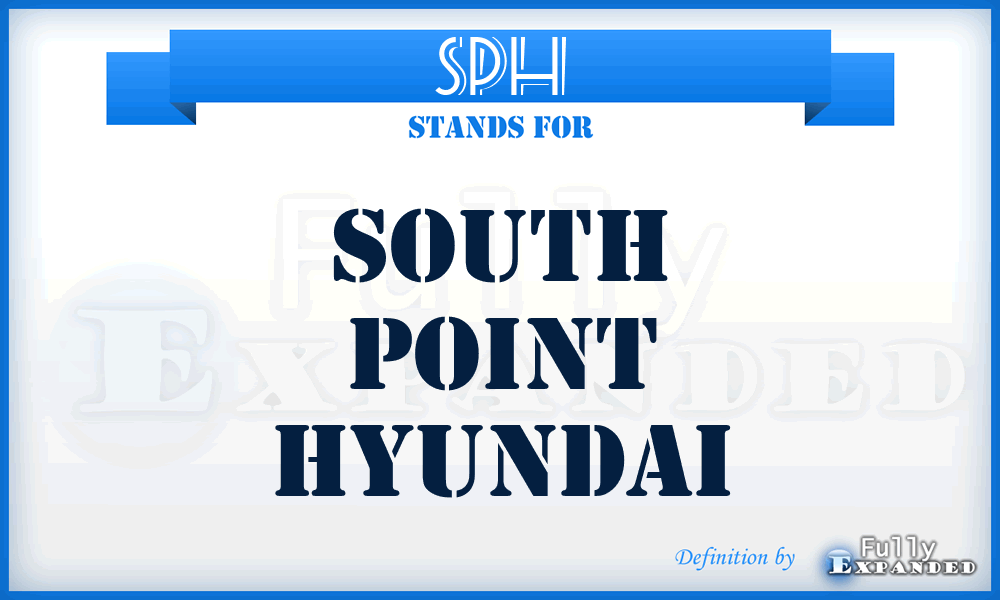 SPH - South Point Hyundai