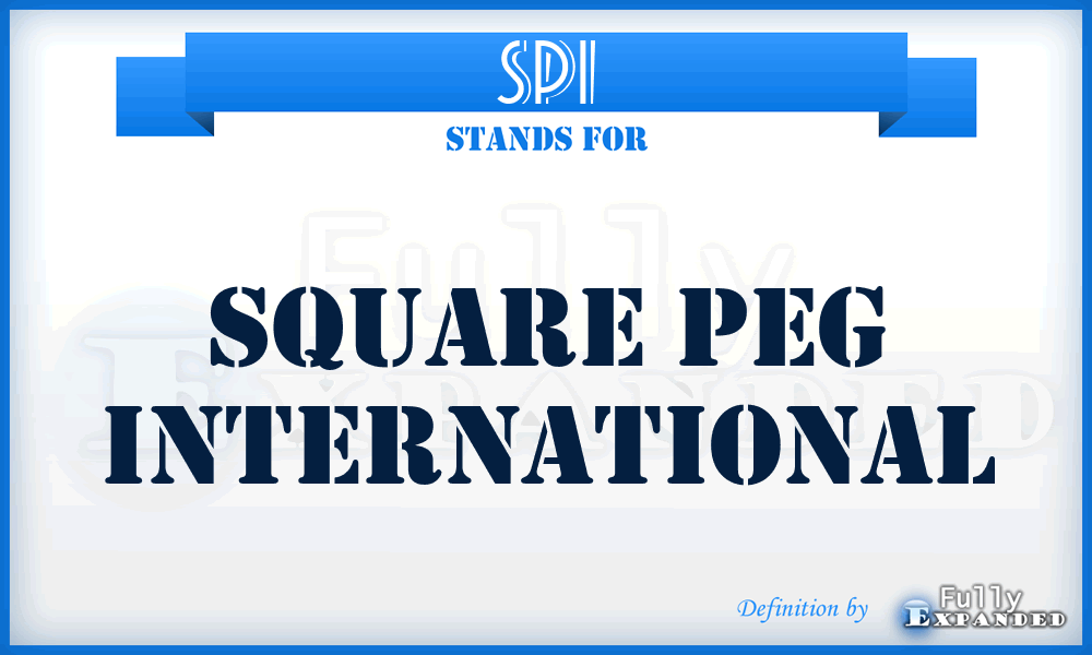 SPI - Square Peg International