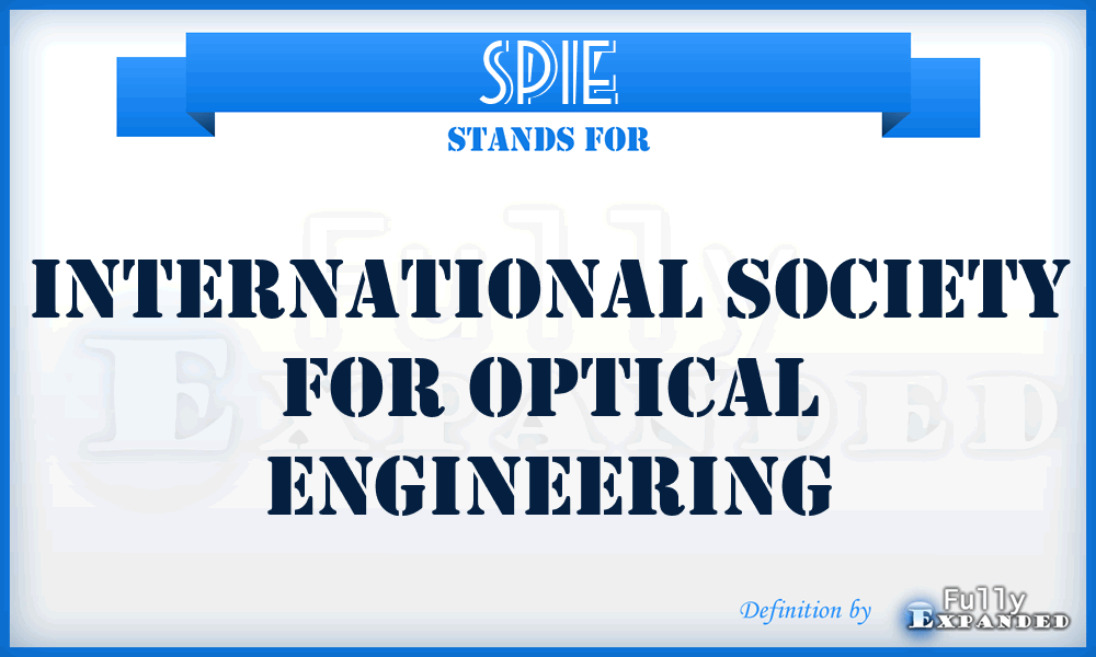 SPIE - International Society for Optical Engineering