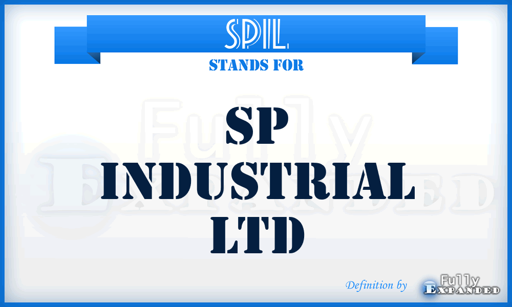 SPIL - SP Industrial Ltd