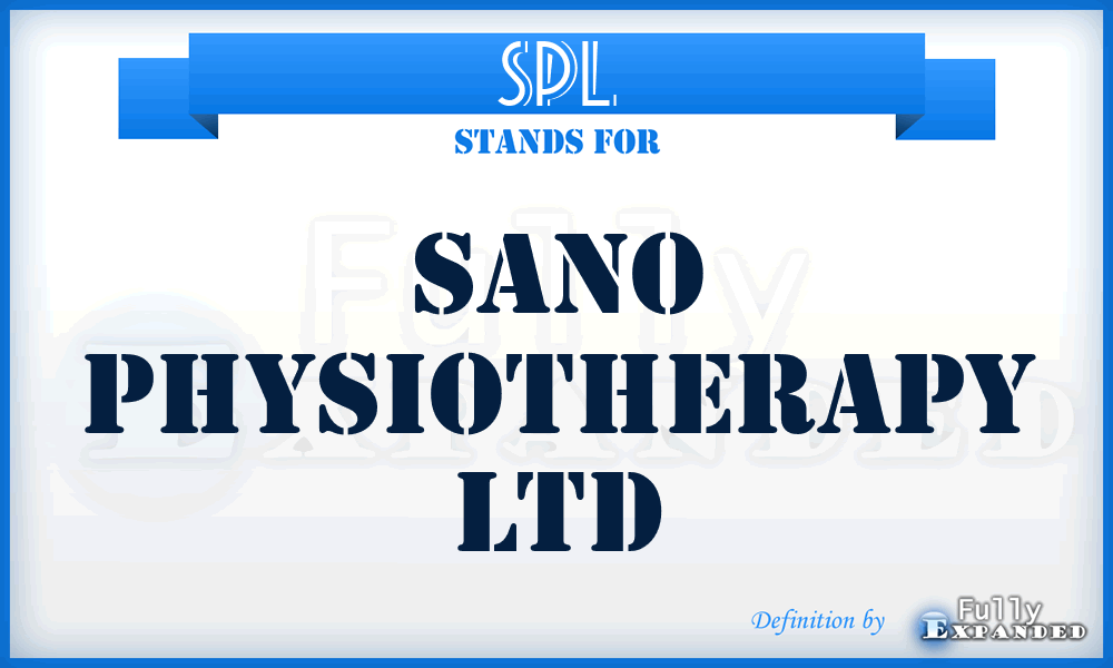 SPL - Sano Physiotherapy Ltd