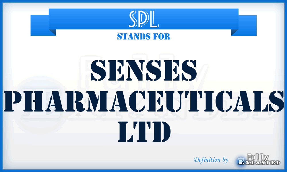 SPL - Senses Pharmaceuticals Ltd