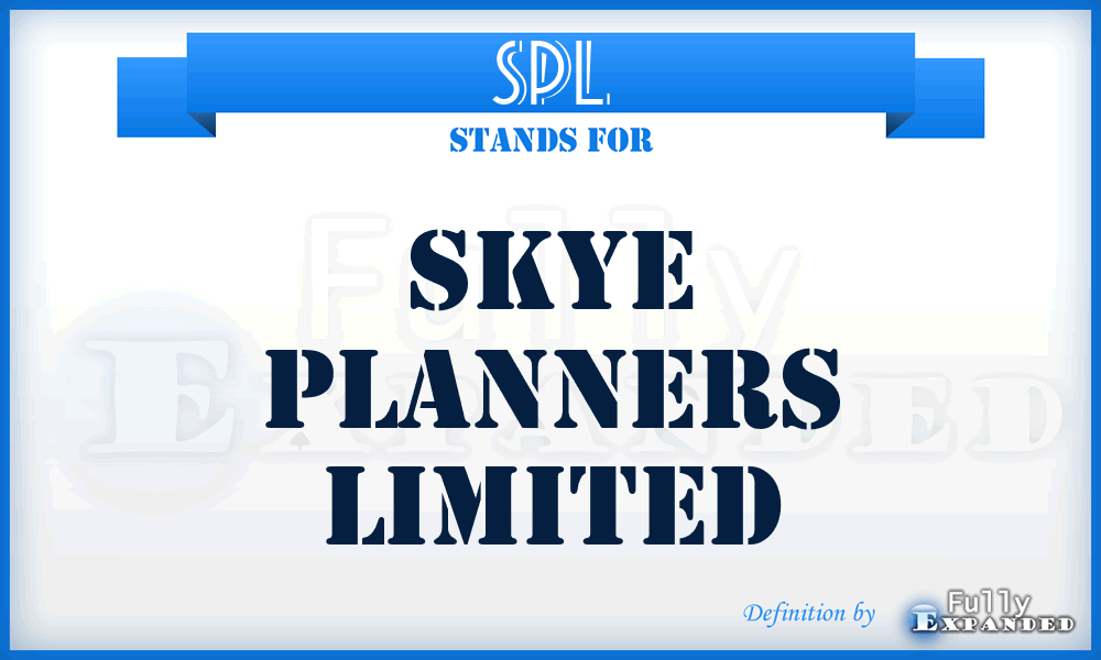 SPL - Skye Planners Limited