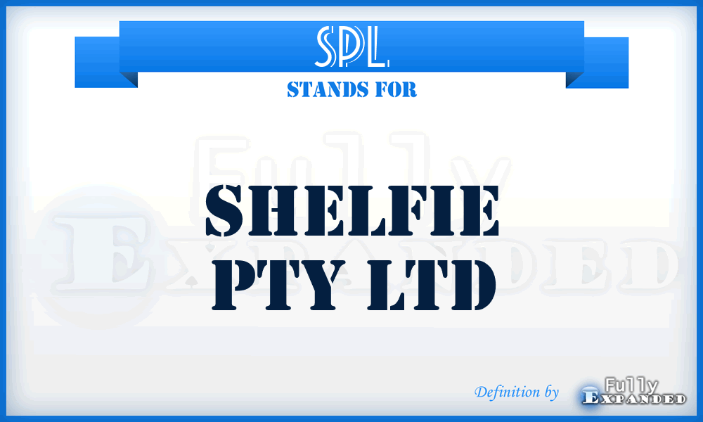 SPL - Shelfie Pty Ltd