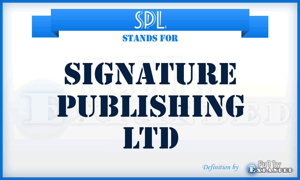 SPL - Signature Publishing Ltd