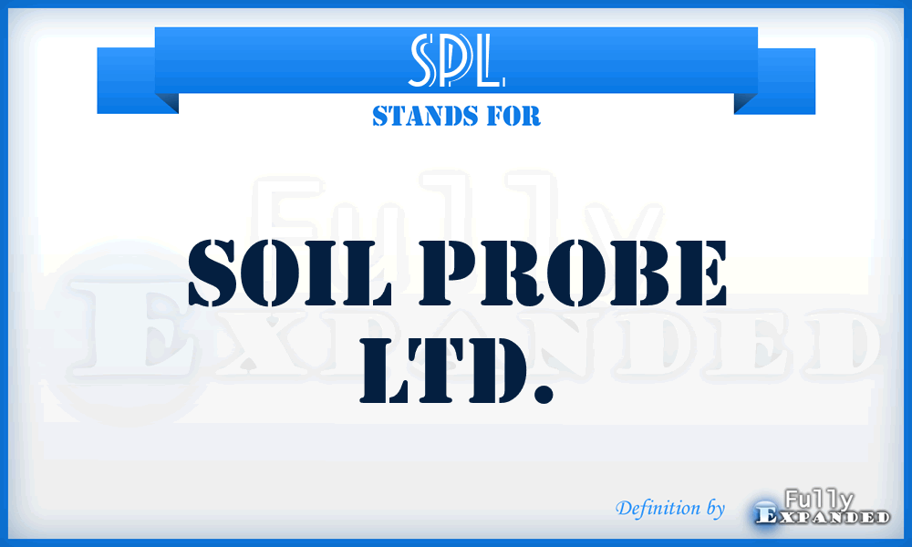 SPL - Soil Probe Ltd.