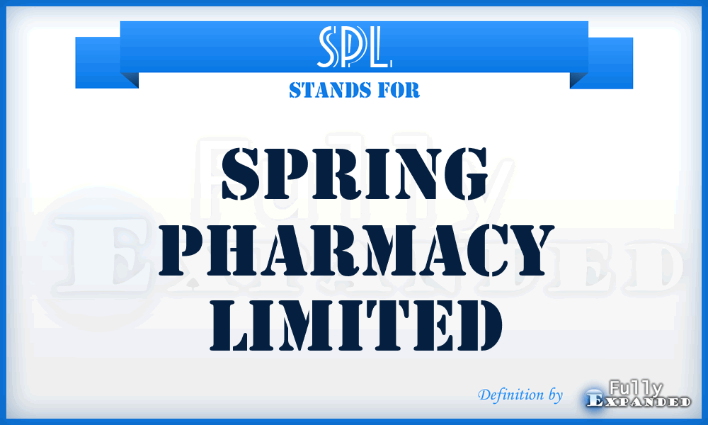 SPL - Spring Pharmacy Limited