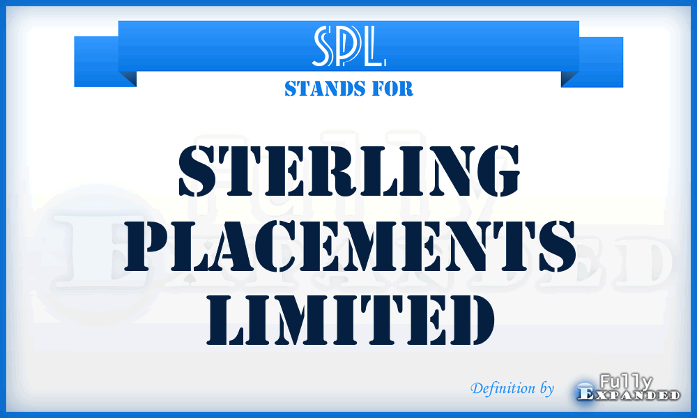 SPL - Sterling Placements Limited