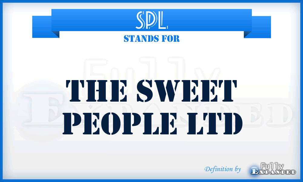 SPL - The Sweet People Ltd